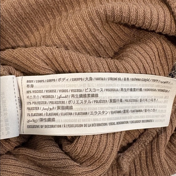 Abercrombie & Fitch Brown Ribbed Tank Top - Size Medium - Picture 3 of 4